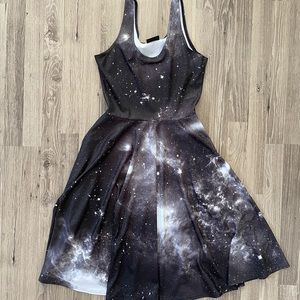 Blackmilk galaxy pocket midi dress- Medium